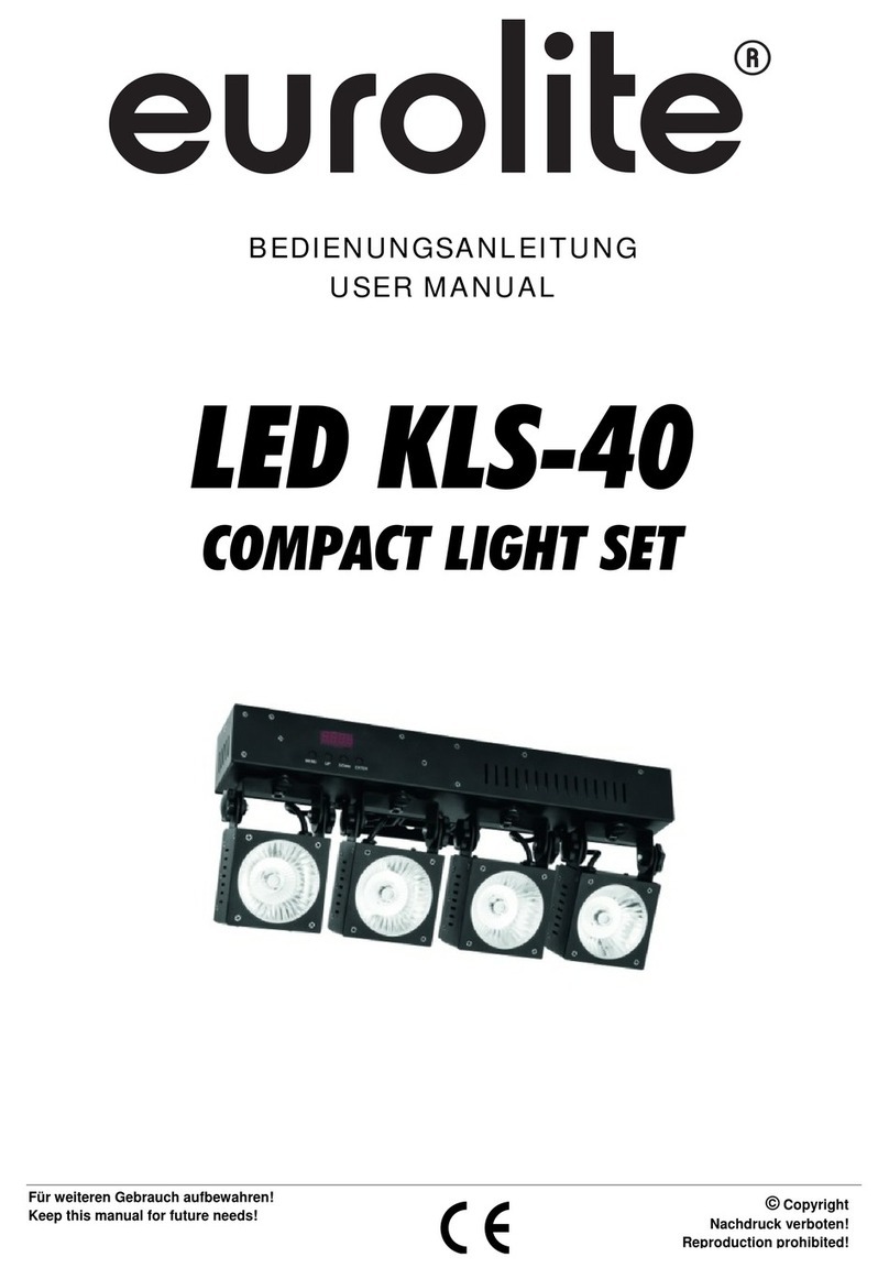EuroLite LED KLS-40 COMPACT LIGHT SET user manual