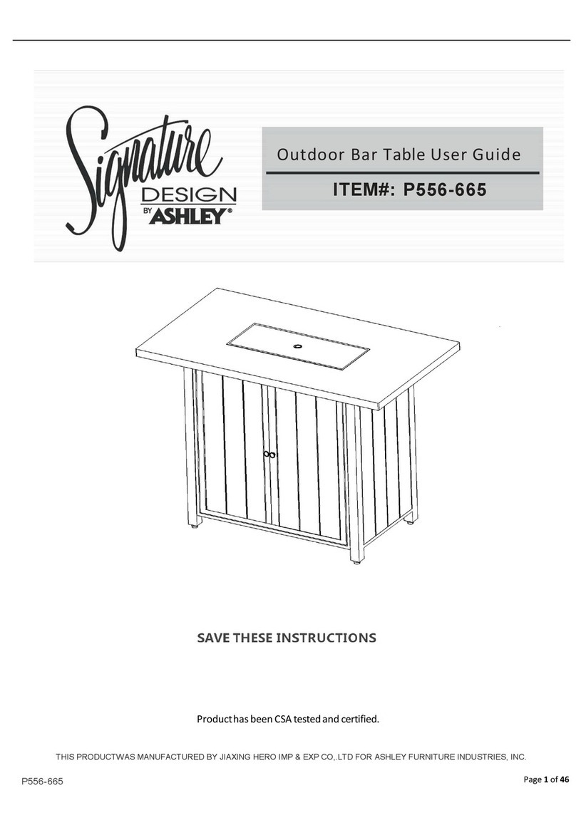 Ashley Signature P556-665 user guide