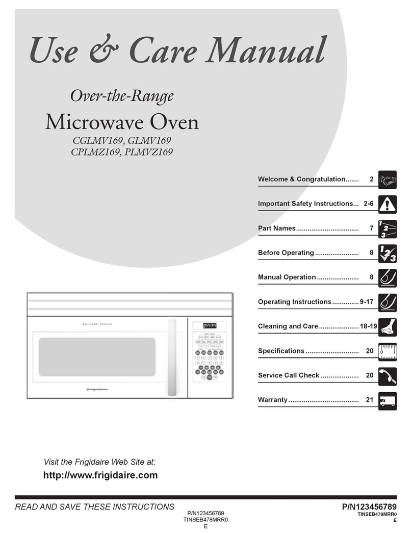 Electrolux CGLMV169 User manual