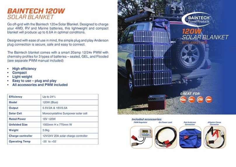 Baintech BTBLANKET120 User manual