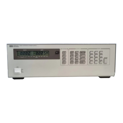 Agilent Technologies 66 A Series User manual