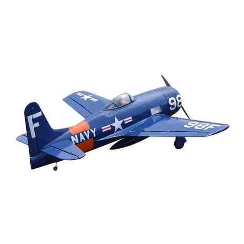 VQ Radio Control Model U.S NAVY F.8F BEARCAT User manual