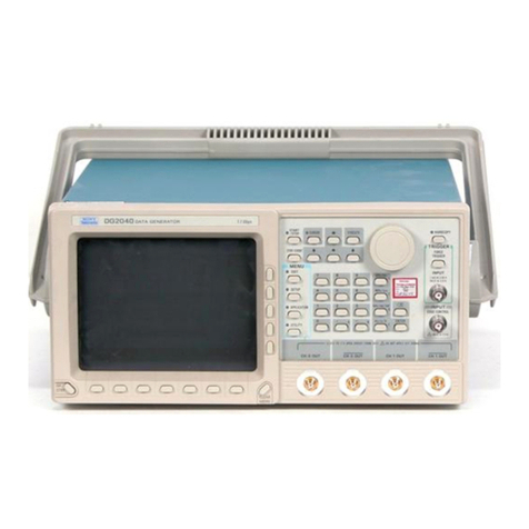 Tektronix DG2040 User manual Tektronix DG2040 User manual