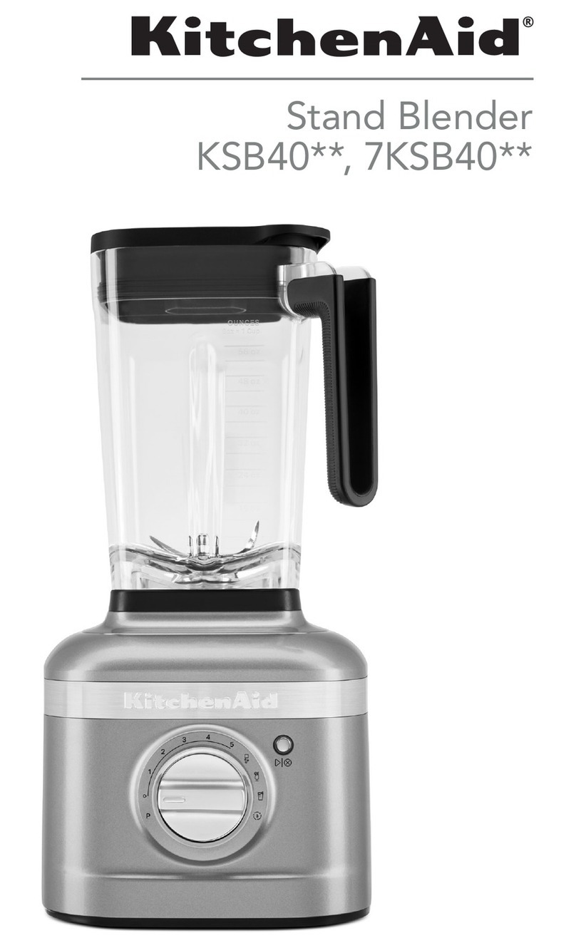 KitchenAid 7KSB40 Series User manual