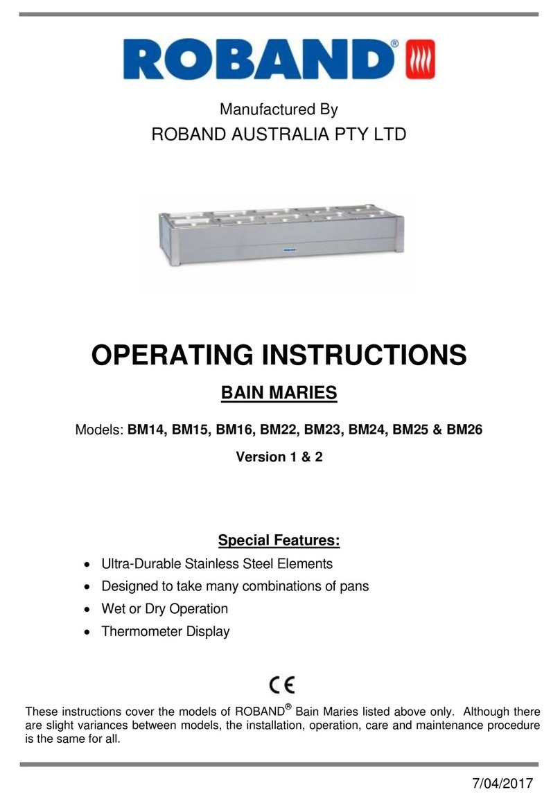 ROBAND BM15 operating instructions
