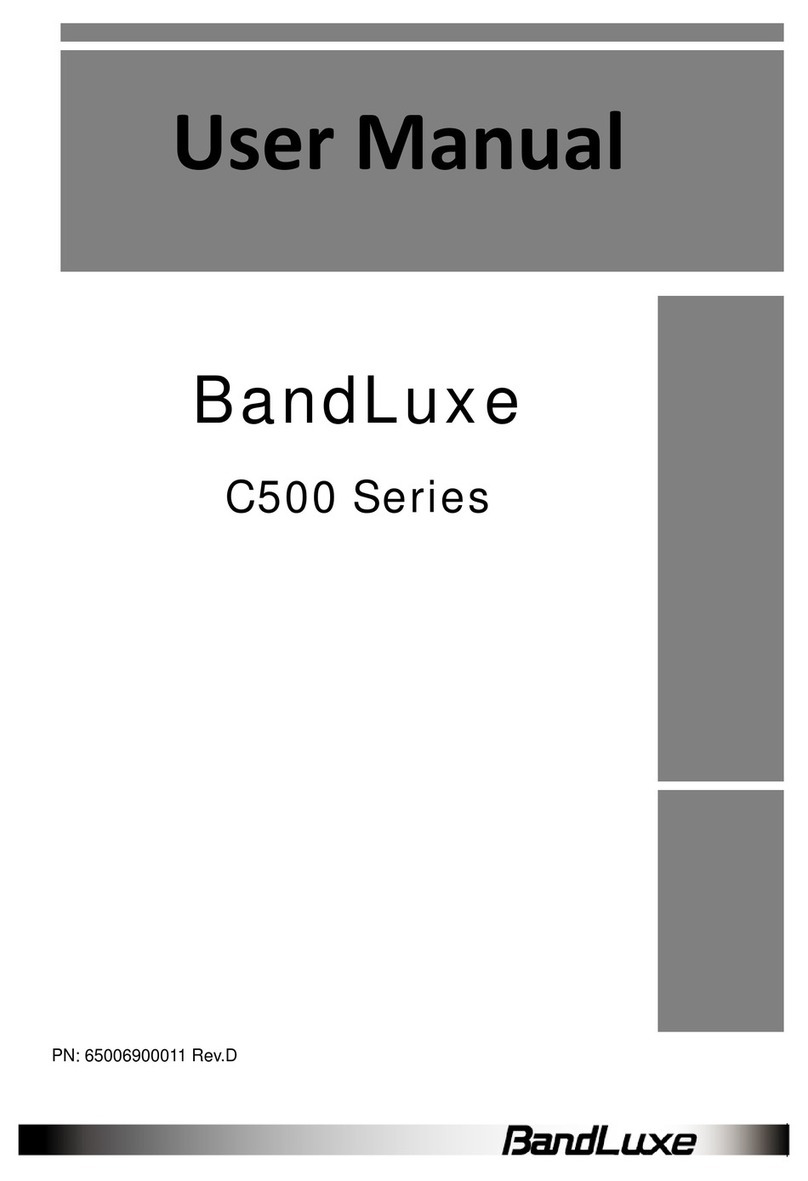 BandLuxe C500 Series user manual