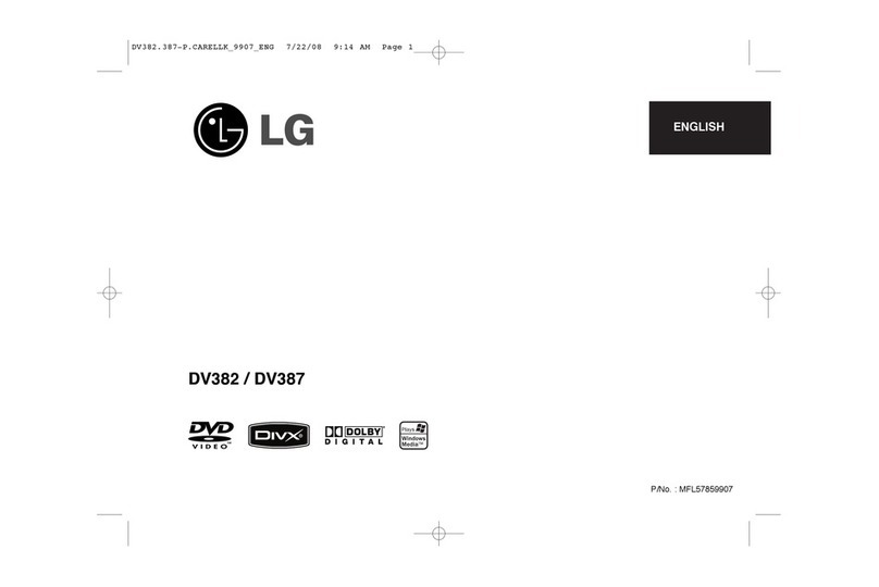 LG DV387-P manual
