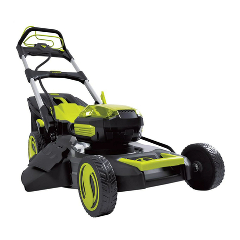 SNOWJOE Sunjoe iON100V-21LM-CT-RM User manual