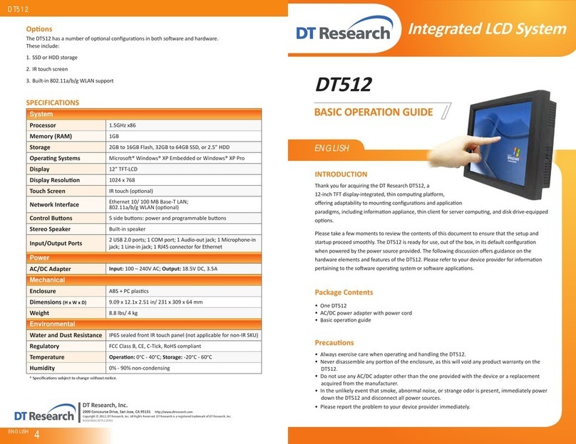 WebDT DT512 Basic operation guide