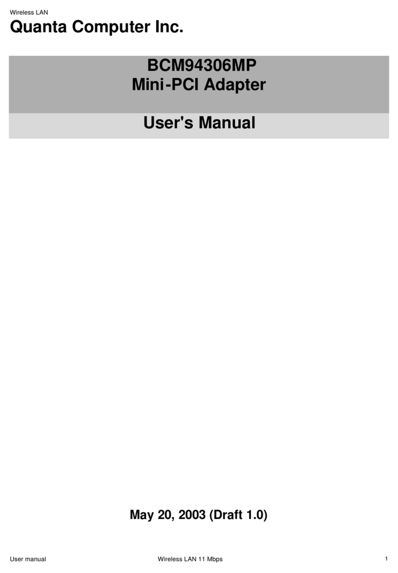 Quanta Computer BCM94306MP User manual