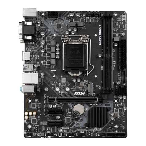 MSI H310M PRO-M2 PLUS quick start guide