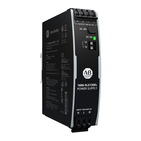 Rockwell Automation Allen-Bradley 1606-XLE120EL installation instructions