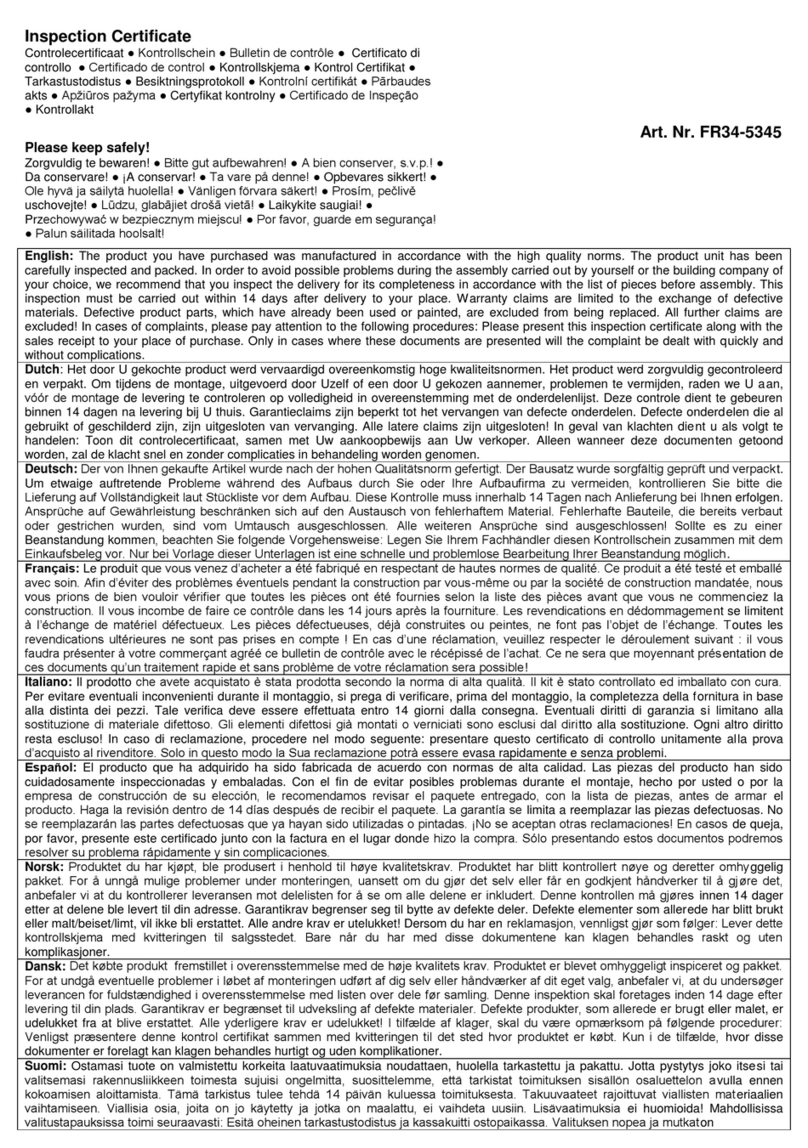 Palmako Wolle 34 User manual