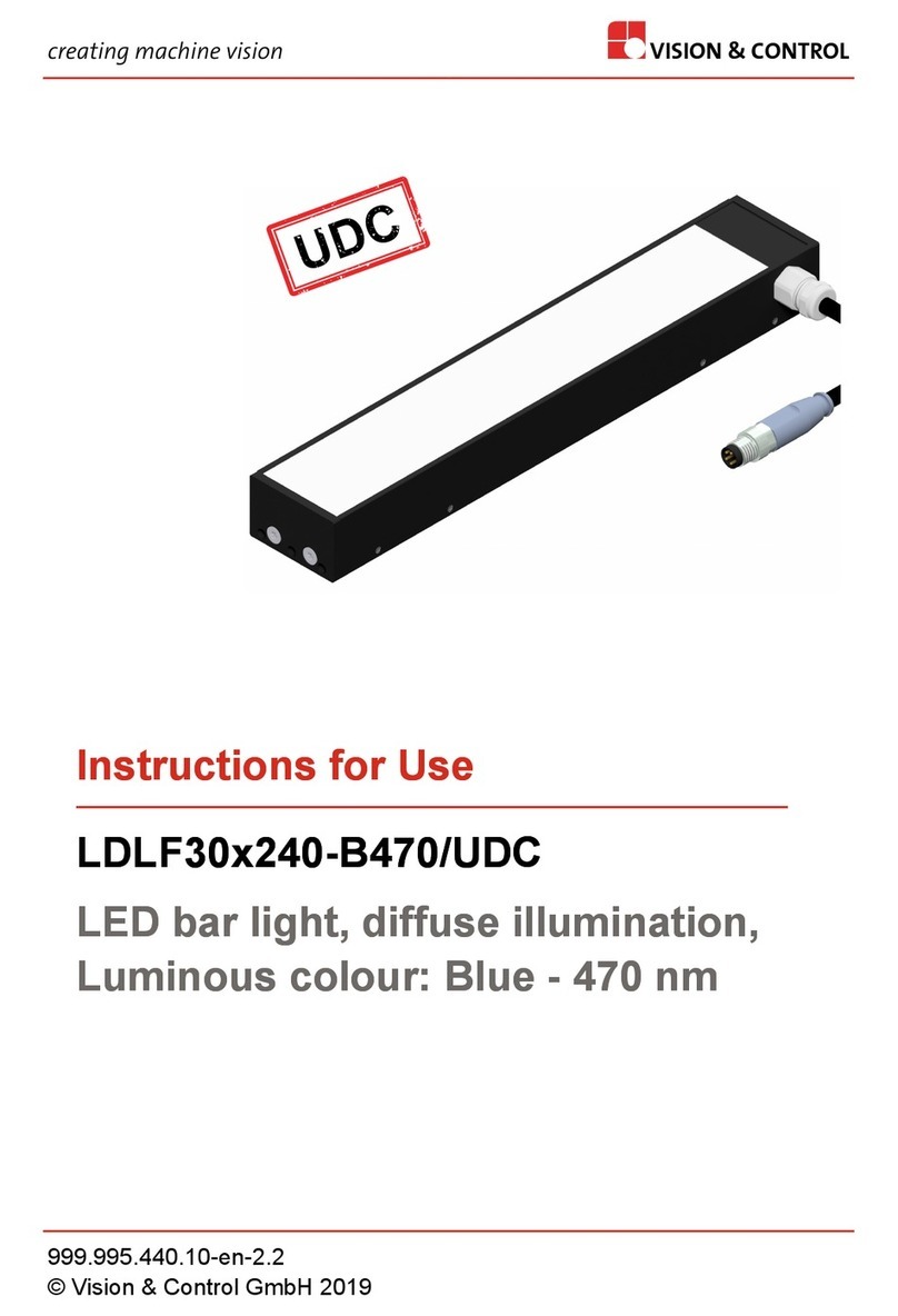 Vision & Control LDLF30x240-B470/UDC Instructions for use