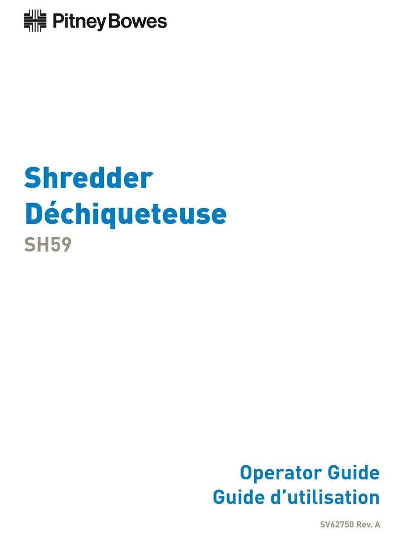 Pitney Bowes SH59 Operator's guide