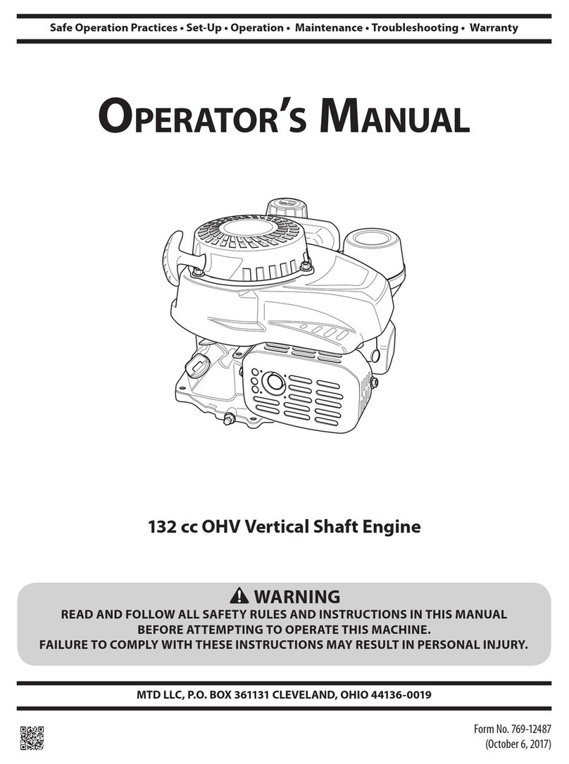 MTD 1R61RU User manual