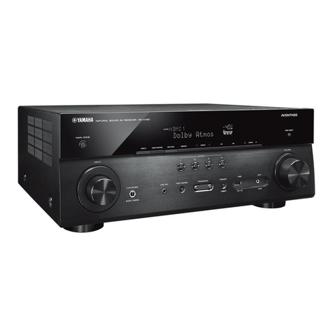 Yamaha AVENTAGE RXA780BL User manual