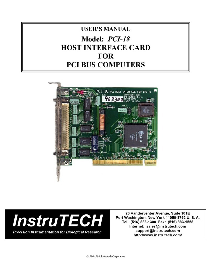 Instrutech PCI-18 user manual