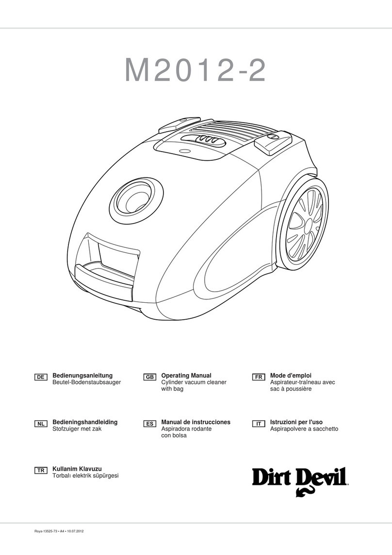 Royal Dirt Devil Vito Plus operating manual