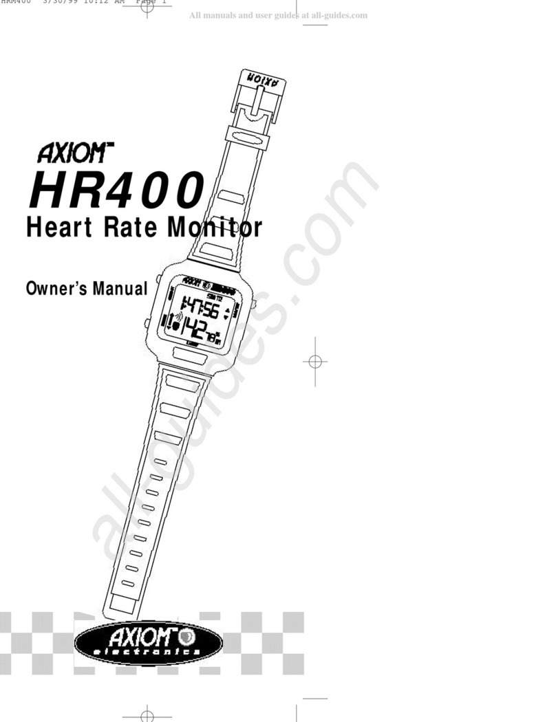 Axiom HRM400 owner's manual