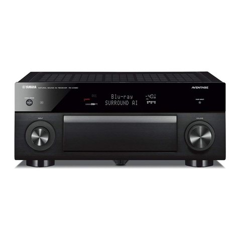 Yamaha Aventage RX-A1080 quick start guide