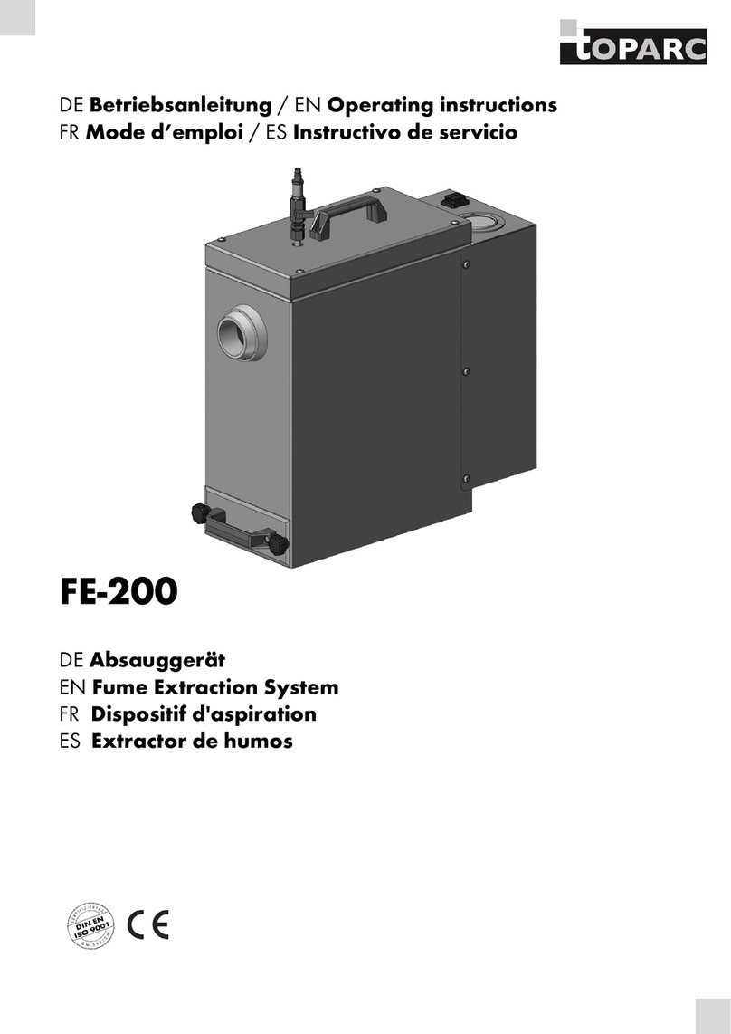 Toparc FE-200 operating instructions