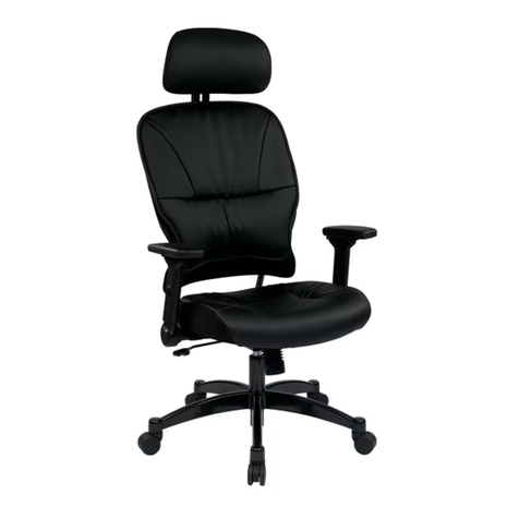 Office Star Products SPACE SEATING 32-E3371F3HL operating instructions