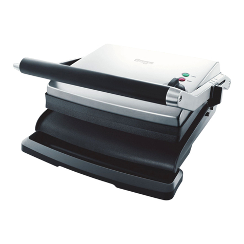 Sage Adjusta Grill & Press SGR250 Instruction book