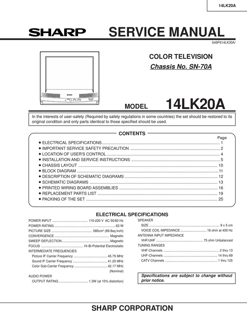 Sharp 14LK20A User manual