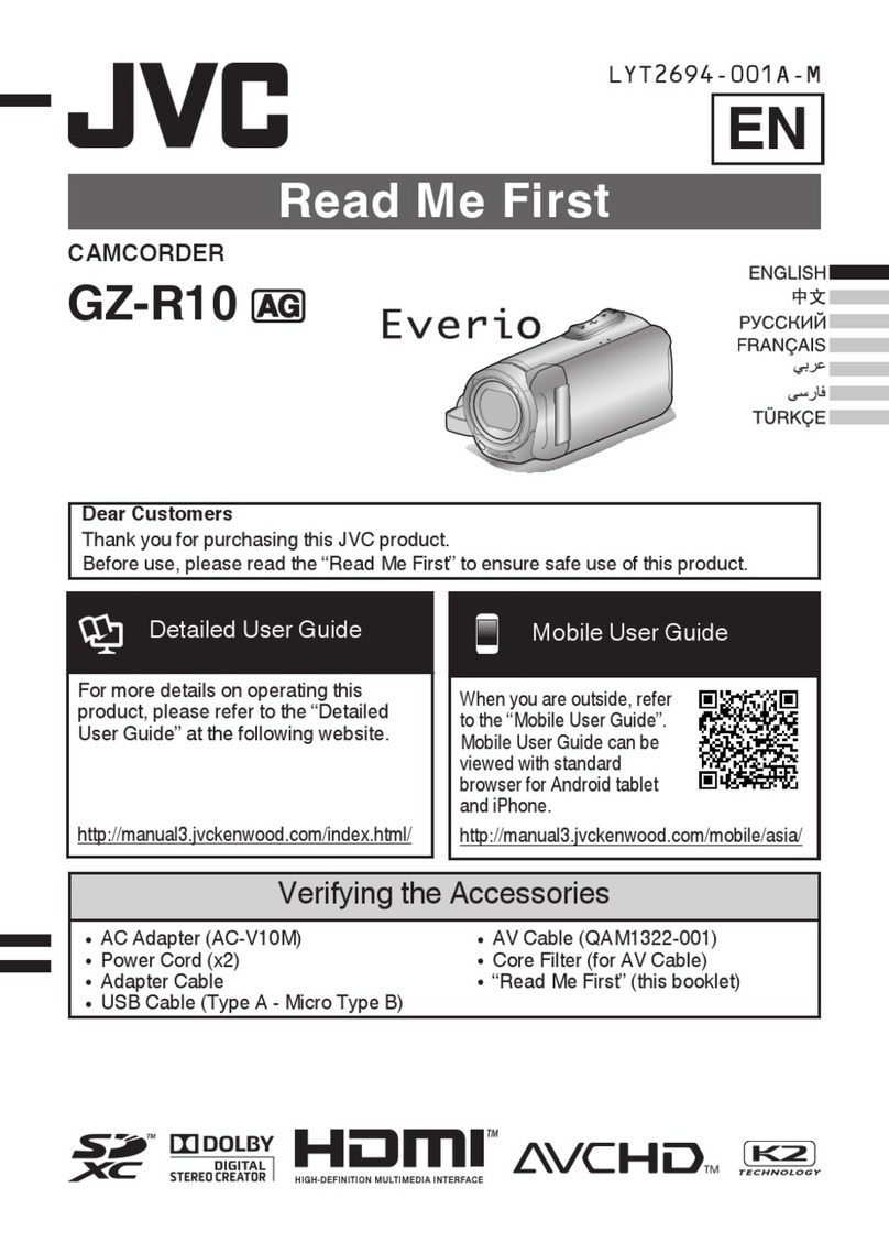 JVC Everio GZ-R10 User manual