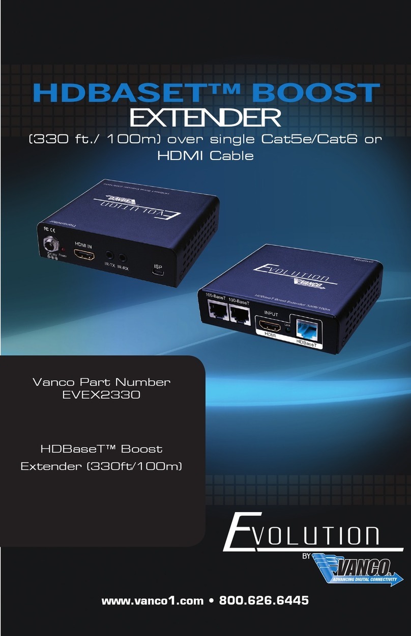 Vanco Evolution EVEX2330 manual