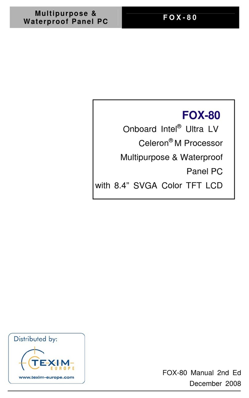 Texim Europe FOX-80 manual