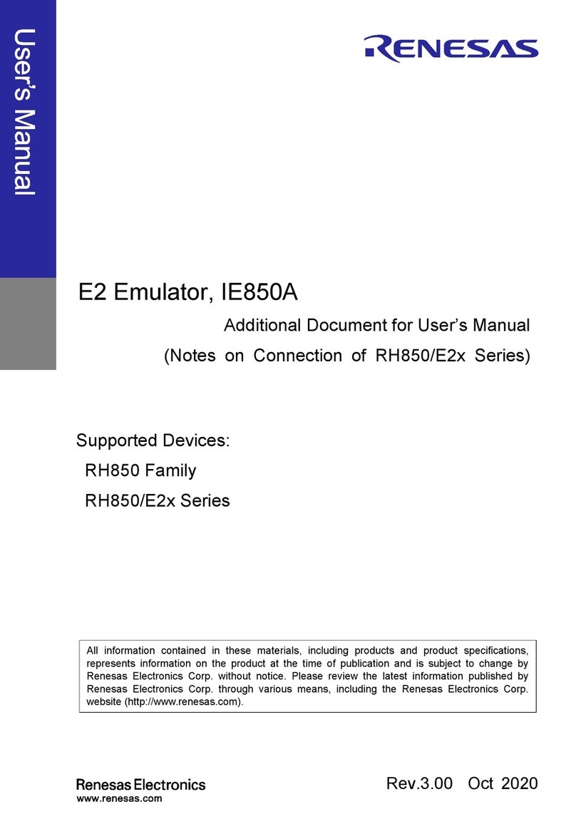 Renesas IE850A user manual