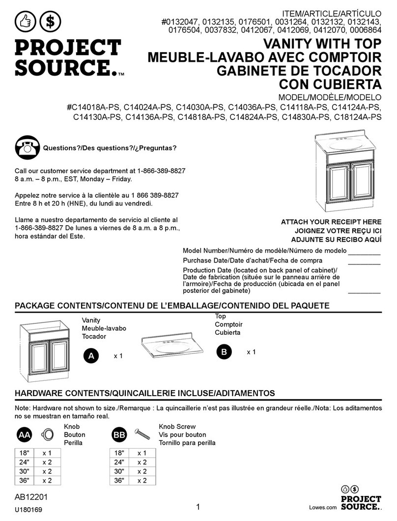 Project Source C14018A-PS manual Project Source C14018A-PS manual