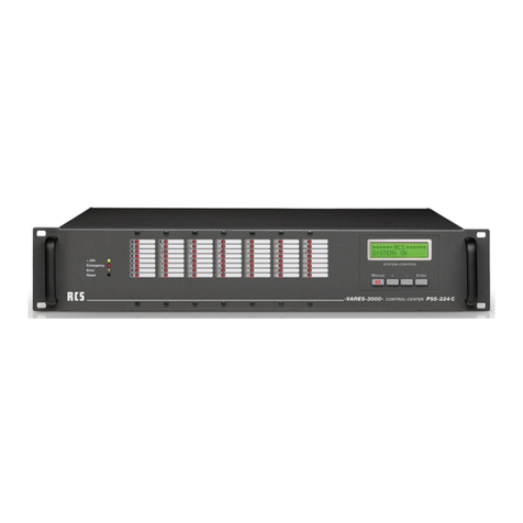 RCS VARES 3000 operating instructions