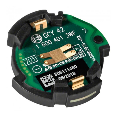 Bosch Professional GCY 42 Assembly instructions