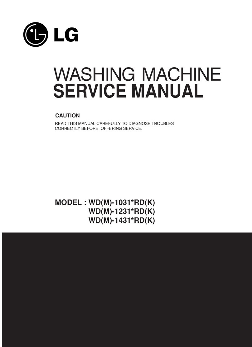 LG WD-1031 RD Series User manual