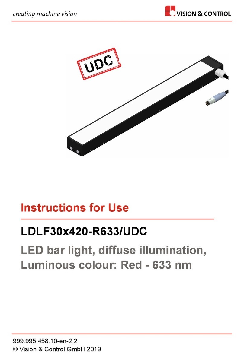 Vision & Control LDLF30x420-R633/UDC User manual Vision & Control LDLF30x420-R633/UDC User manual