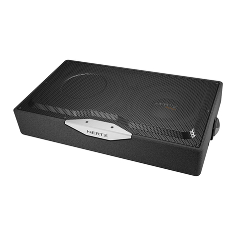 Hertz EBX F20.5 owner's manual