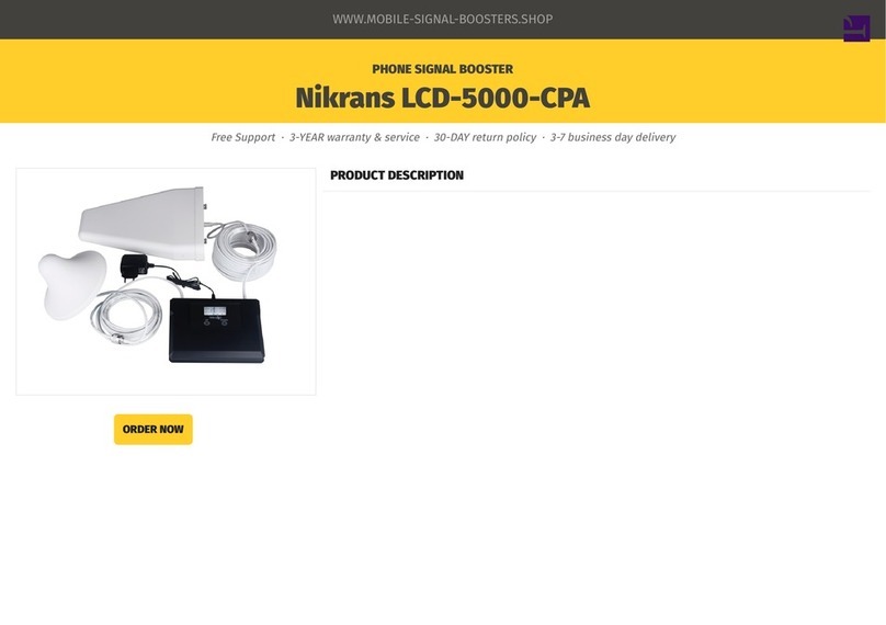 Nikrans LCD-5000-CPA manual