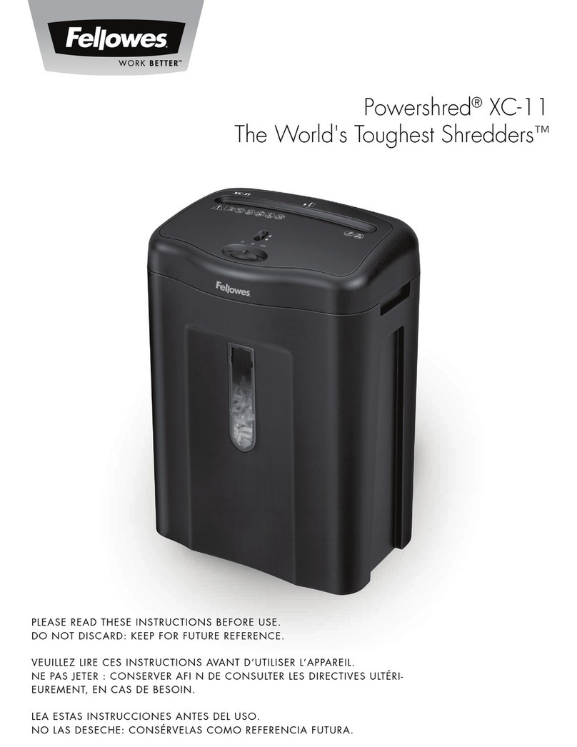Fellowes Powershred XC-11 User manual