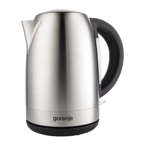 Gorenje K 17 E instruction manual