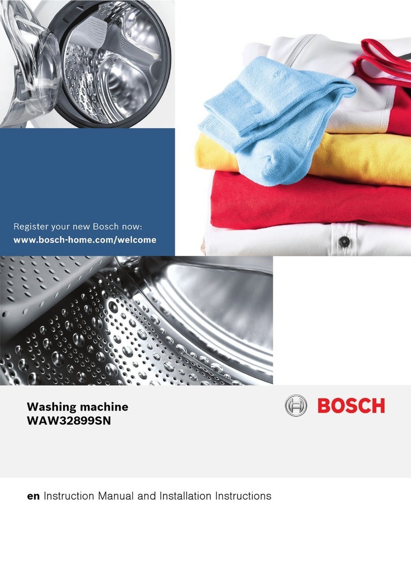 Bosch WAW32899SN Specification sheet