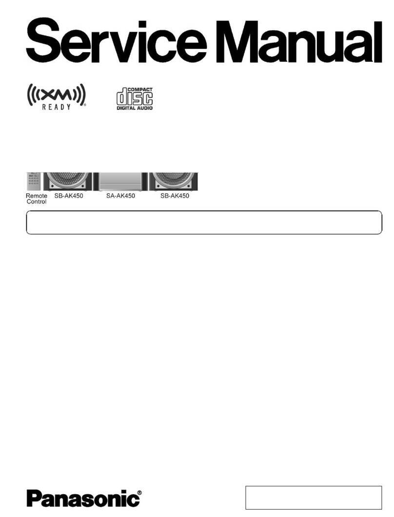 Panasonic SA-AK450P User manual