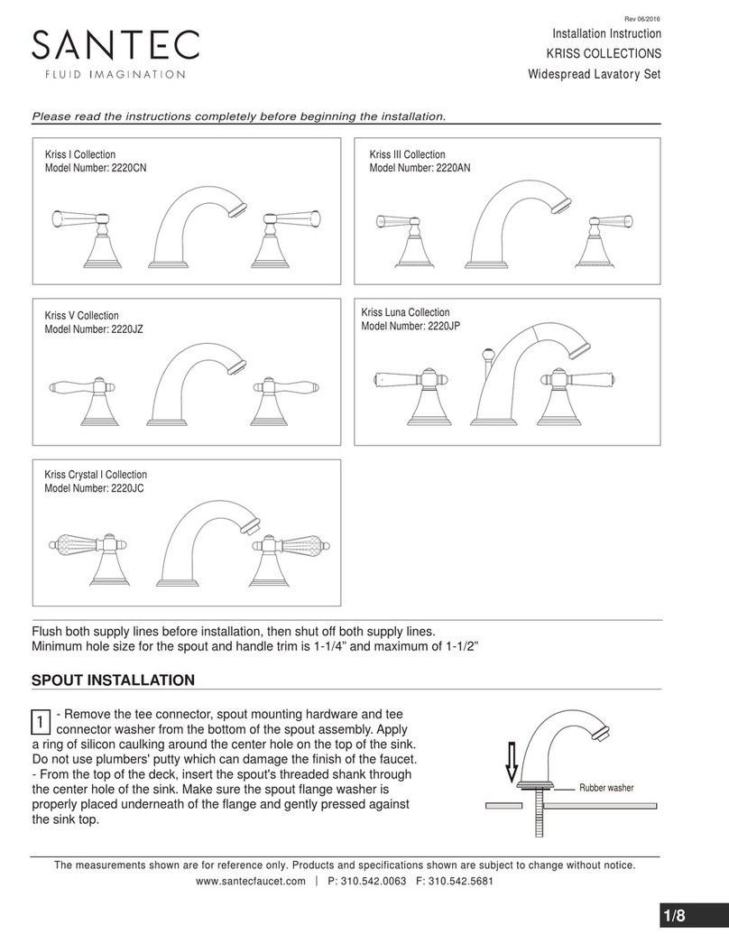 Santec KRISS 2220CN installation instructions