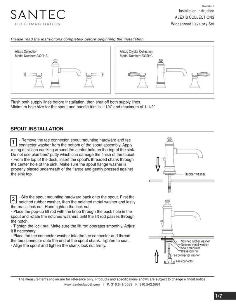 Santec ALEXIS 2320HA installation instructions