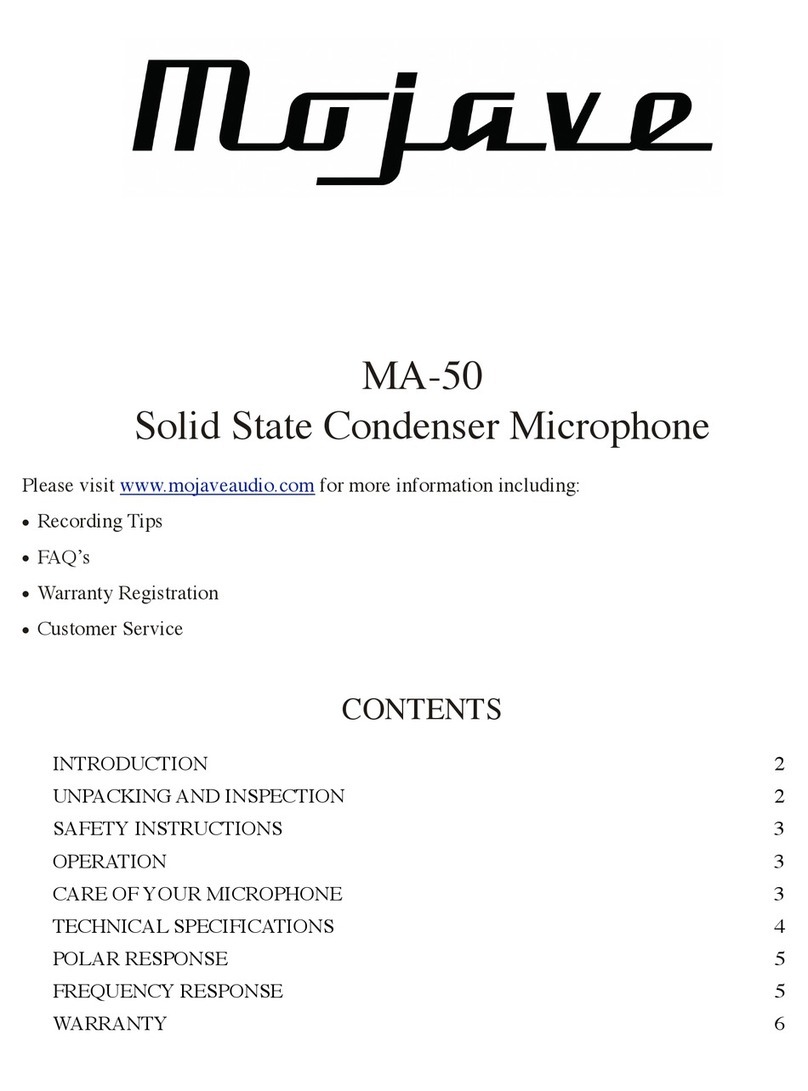 Mojave MA-50 manual