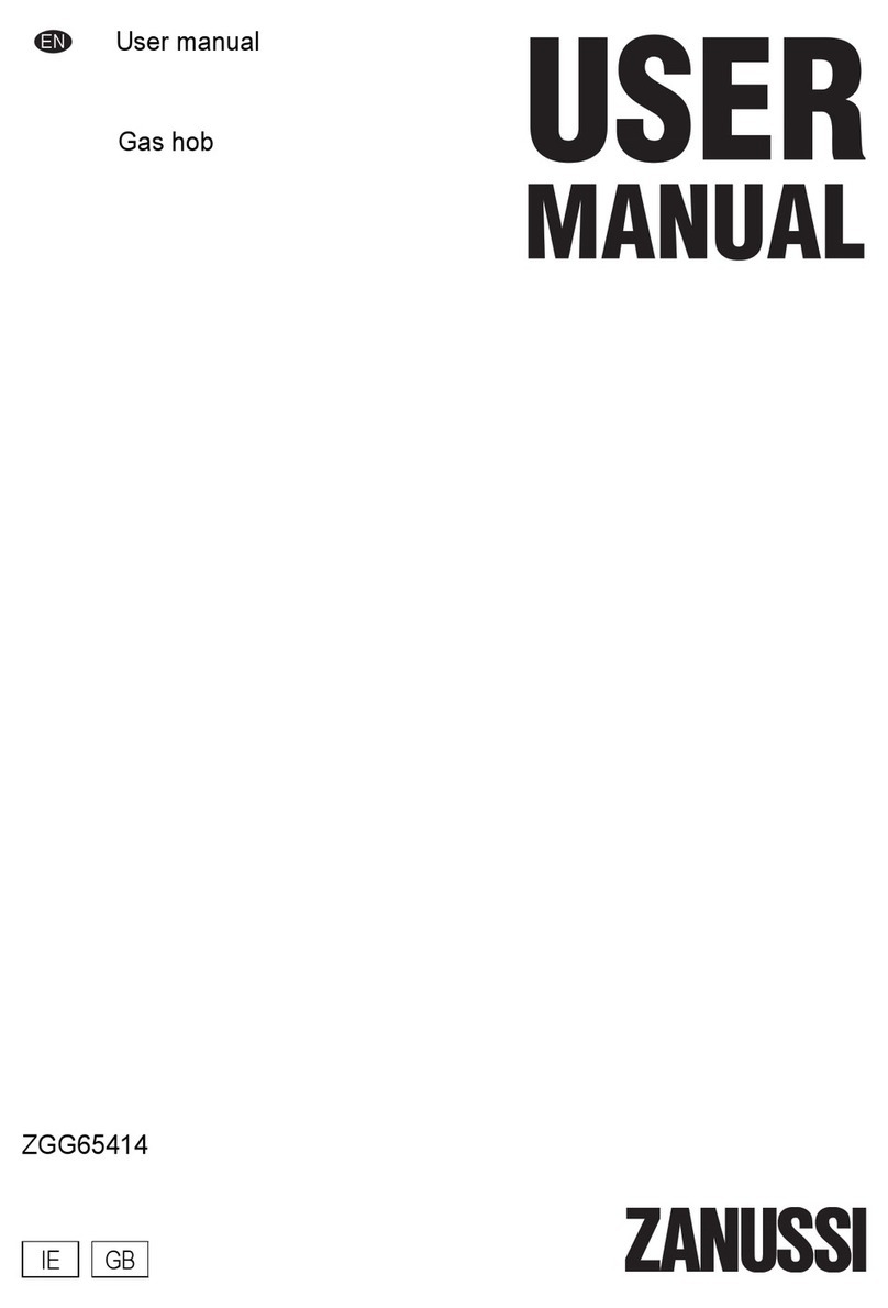 Zanussi ZGG65414SA User manual