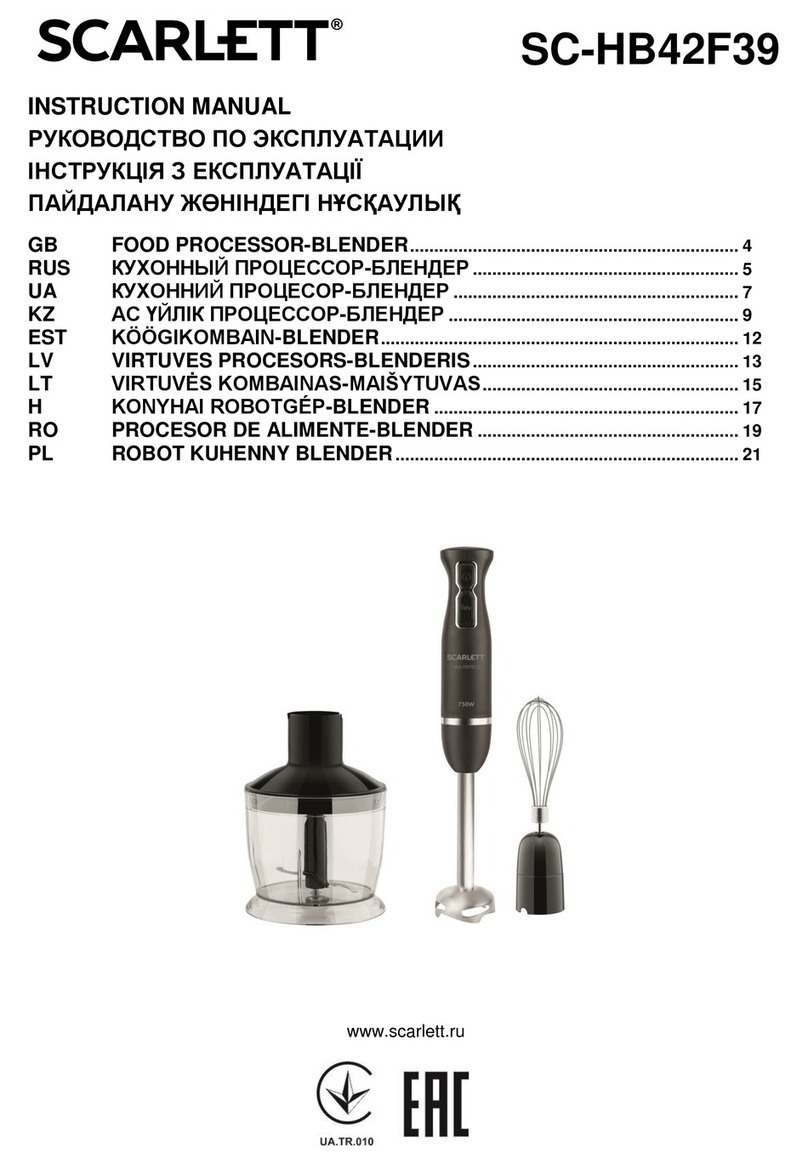 Scarlett SC-HB42F39 instruction manual