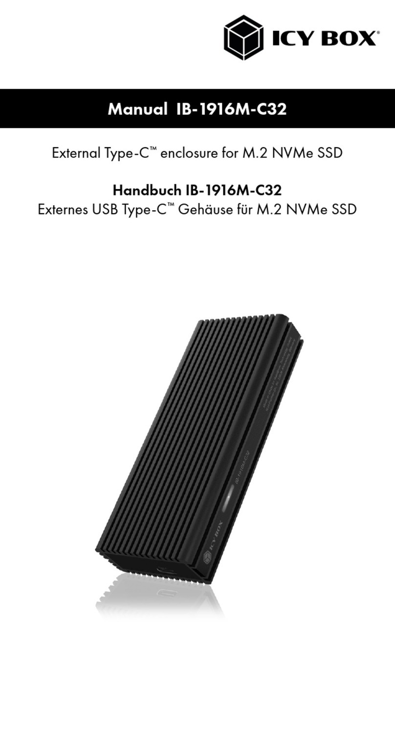 RaidSonic Technology Icy Box IB-1916M-C32 manual